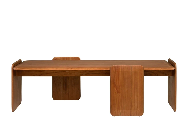 Table basse en bois mindi 155x50x46cm Mika - Versmissen
