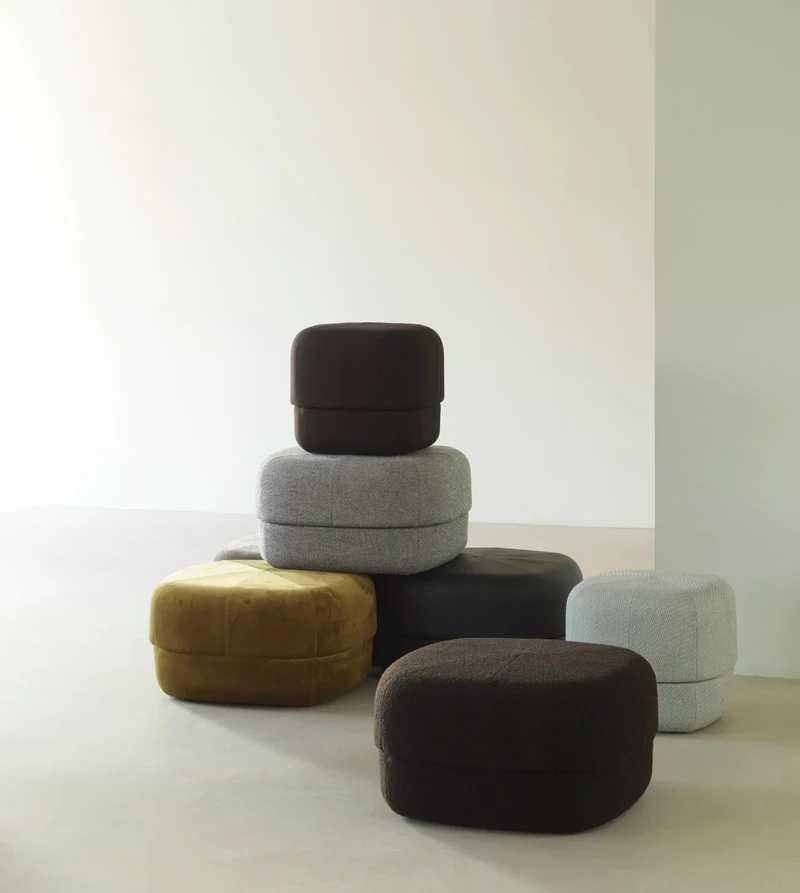 Pouf en polyester vidar 46cm S Circus - Normann Copenhagen
