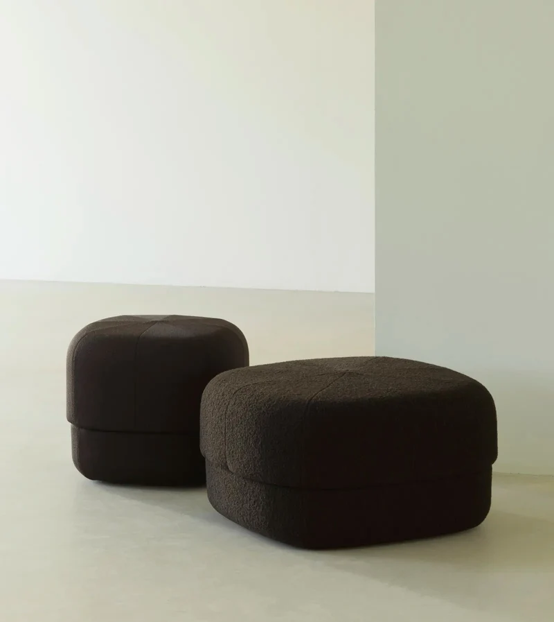 Pouf en polyester vidar 46cm S Circus - Normann Copenhagen