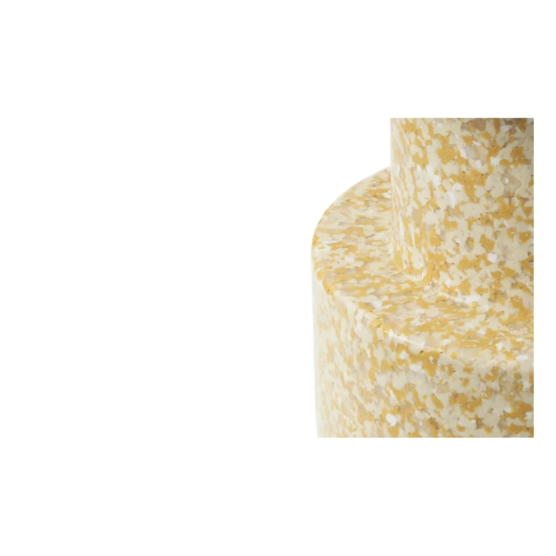 Tabouret en polyéthylène recyclé moutarde Bit Stool - Normann Copenhagen
