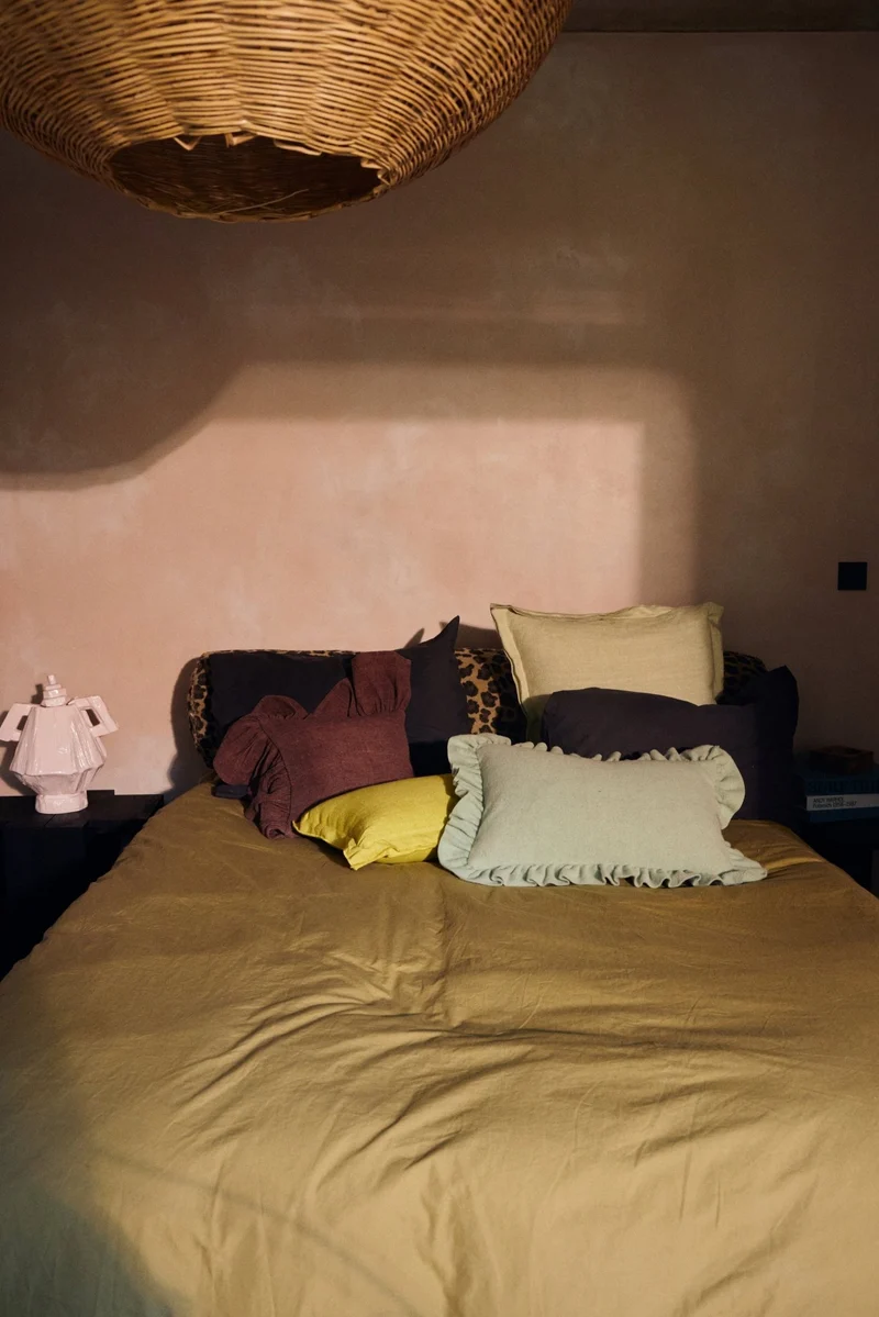 Coussin en feutre vert menthe 60x40cm - HKliving
