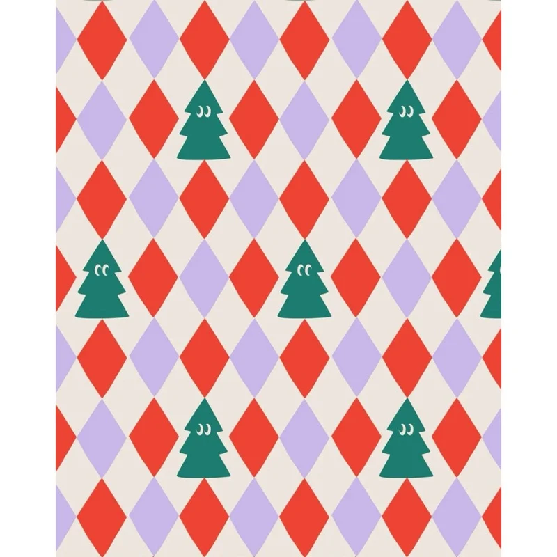 LARGE GIFT BAG BLOCK BOTTOM - CHRISTMAS TREE