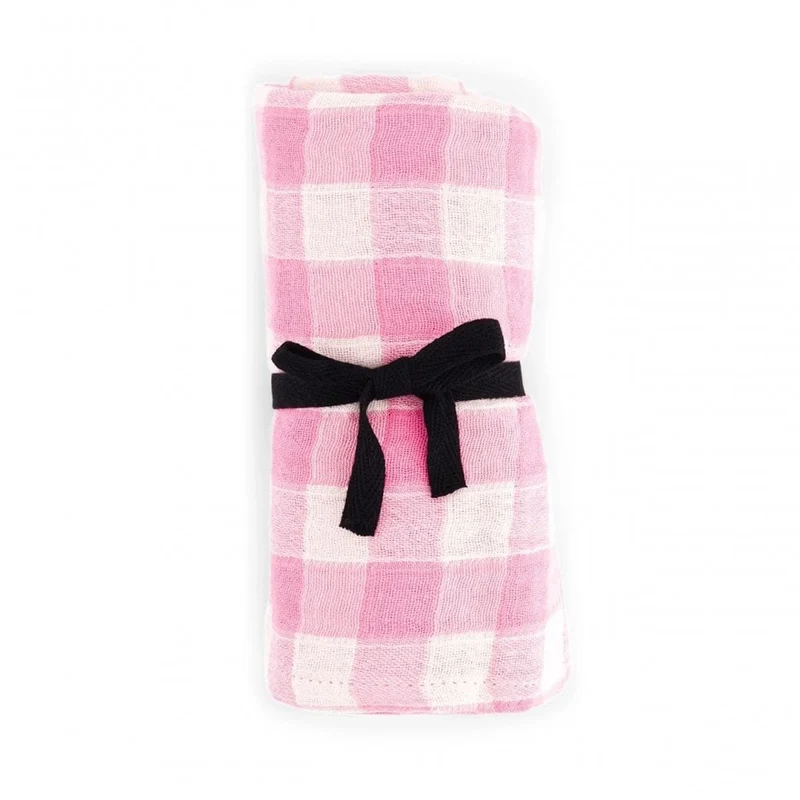 BIANCA SWADDLE - VICHY NEON PINK