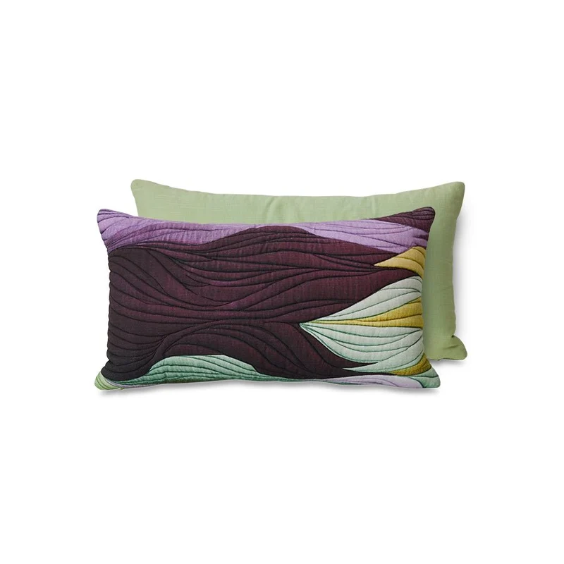 Coussin en coton 50x30cm Aquarelles - HKliving