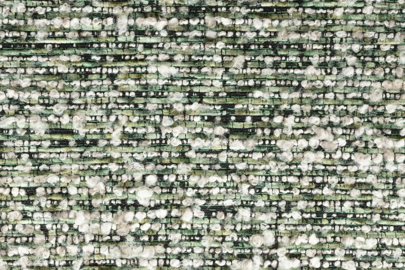 Chaise en tissu vert et métal Arven - The Cool Republic
