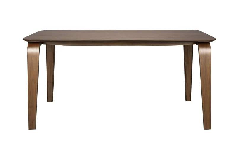 Table à manger rectangulaire en bois d’hévéa marron 160 x 90 x 75 cm - The Cool Republic