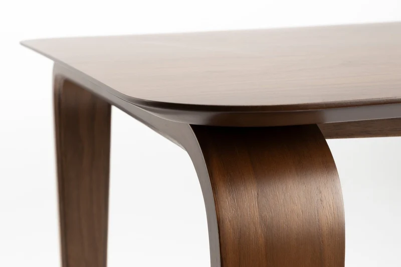 Table à manger rectangulaire en bois d’hévéa marron 160 x 90 x 75 cm - The Cool Republic