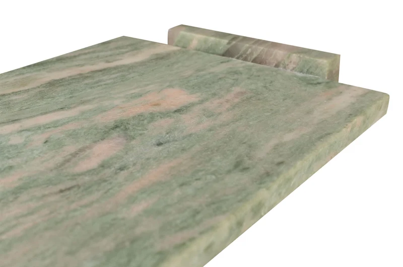 Plateau rectangulaire en marbre vert 40x25x6cm Stanton - Versmissen