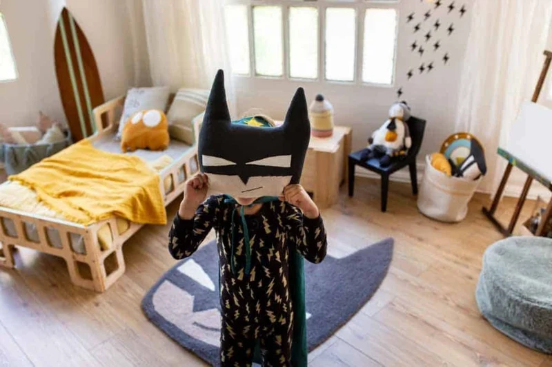 Lorena Canals Gestricktes Kissen BatBoy