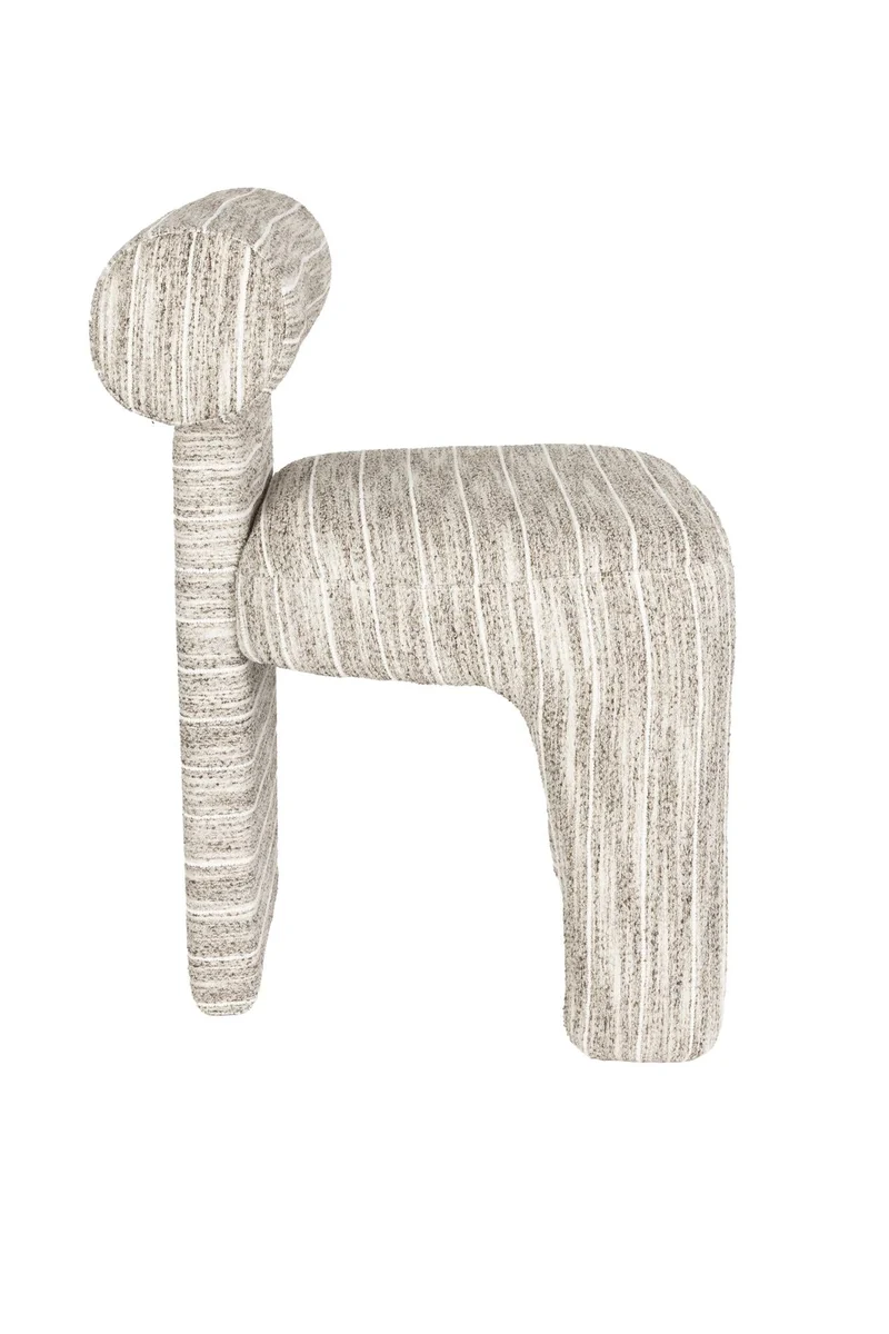 Chaise en tissu beige Vania - The Cool Republic
