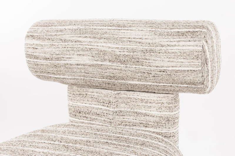 Chaise en tissu beige Vania - The Cool Republic