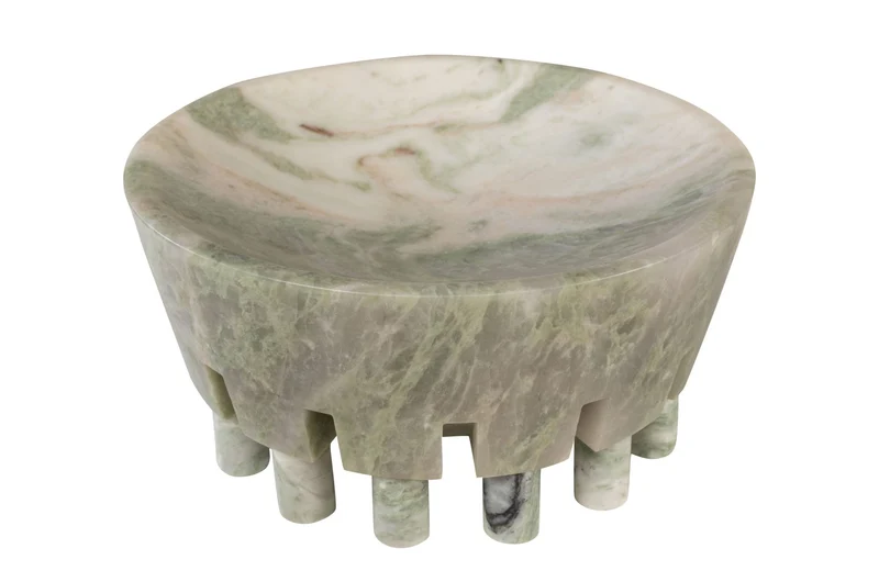 Vide-poche en marbre vert 36x17,5cm Coluna - Versmissen