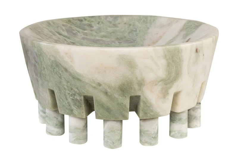 Vide-poche en marbre vert 36x17,5cm Coluna - Versmissen