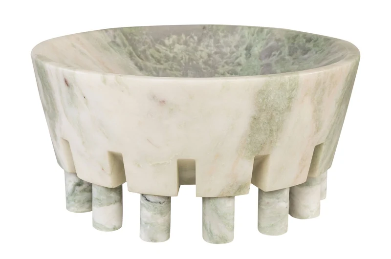 Vide-poche en marbre vert 36x17,5cm Coluna - Versmissen