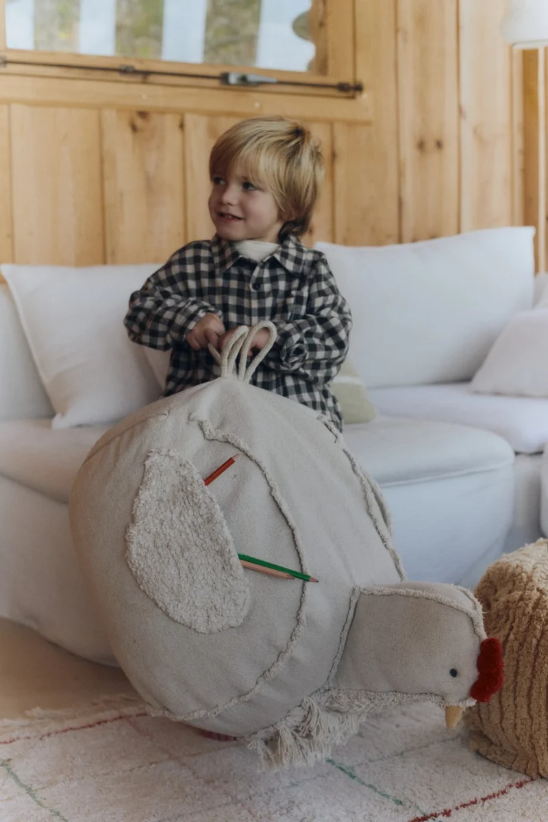 Lorena Canals Pouf Huhn