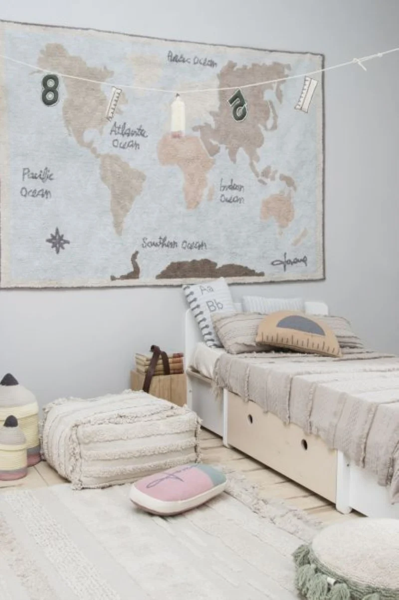 Lorena Canals Teppich Vintage Map