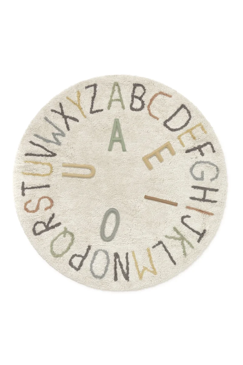 Lorena Canals Teppich ABC Color and Letters