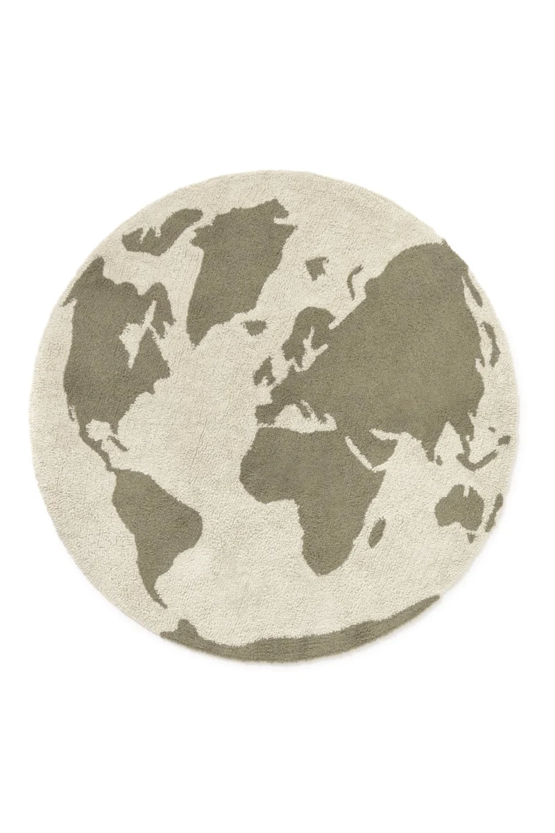Lorena Canals Teppich World Map rugycled