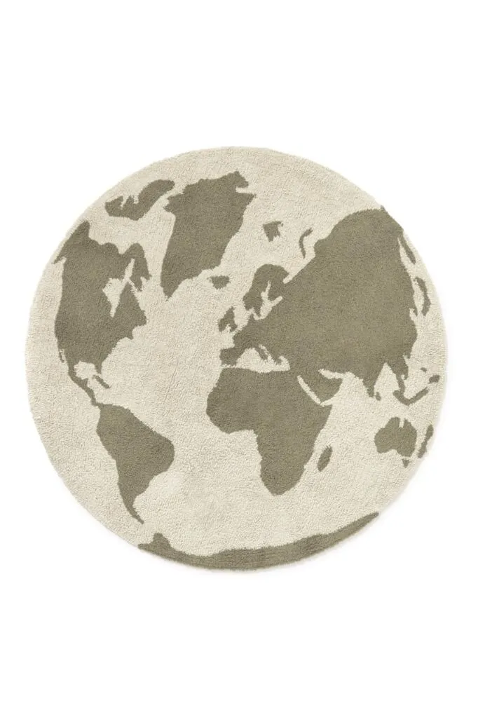 Lorena Canals Teppich World Map rugycled