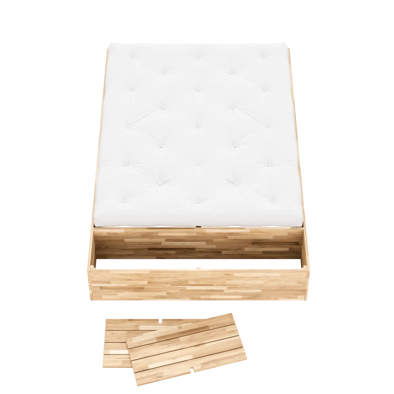 Sommier en pin laqué 160x200cm Basement - Karup Design