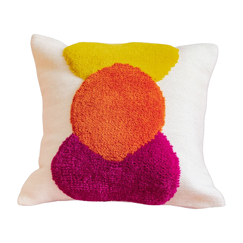 Coussin en laine 45x45cm Good Karma - Colortherapis