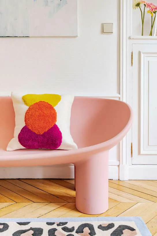 Coussin en laine 45x45cm Good Karma - Colortherapis