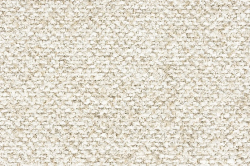 Fauteuil lounge en tissu beige et bois de frêne Loom - Dutchbone