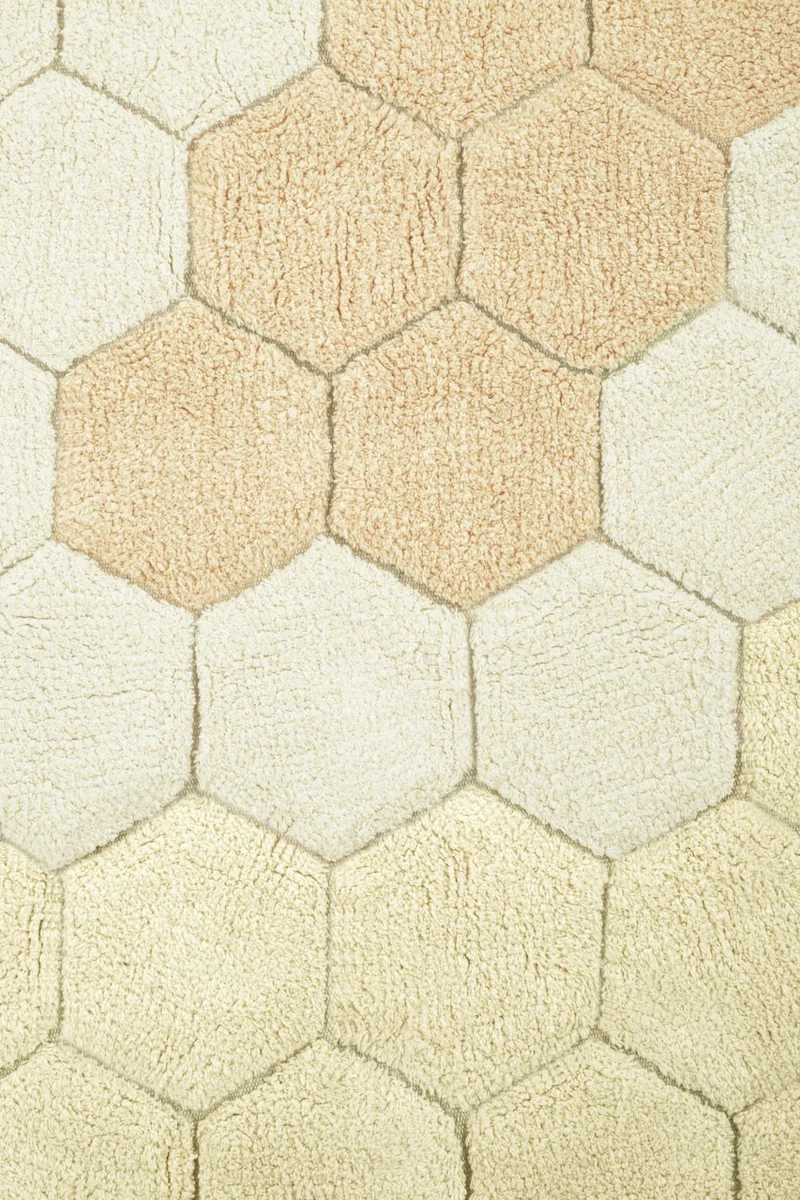 Lorena Canals Runder Teppich Honeycomb