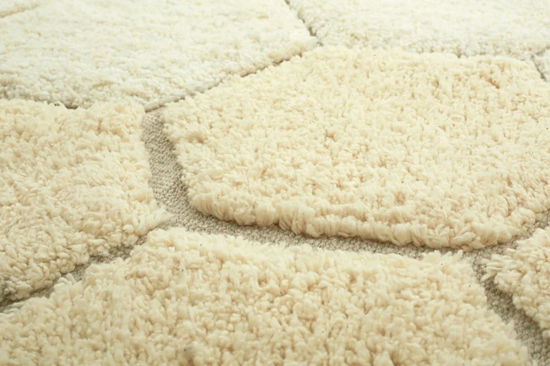 Lorena Canals Runder Teppich Honeycomb