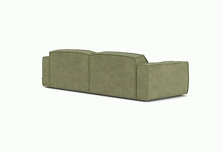 Canapé d'angle droit en tissu vert clair 252x71x163 cm Edge - Fest Amsterdam