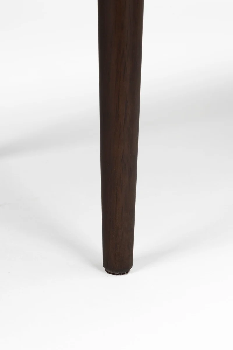 Table basse rectangulaire en bois massif foncé 110x38x38cm Elroy - Dutchbone