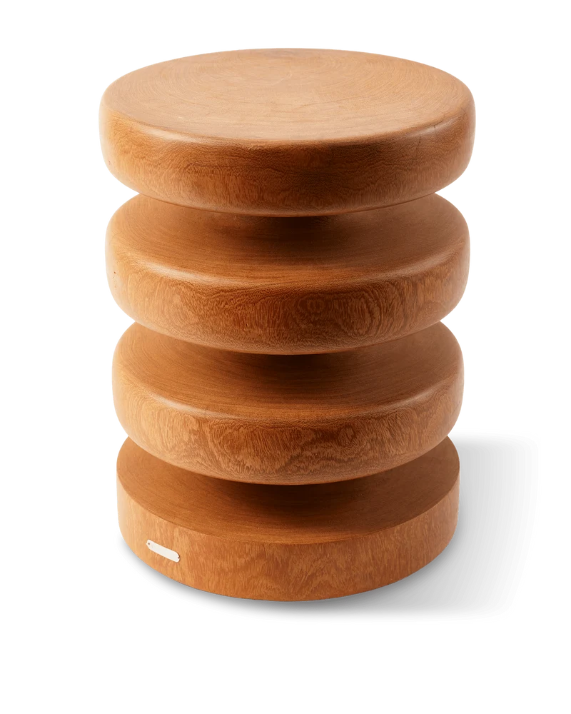 Tabouret rond en bois de dimb 34x45cm Gouda - Pols Potten