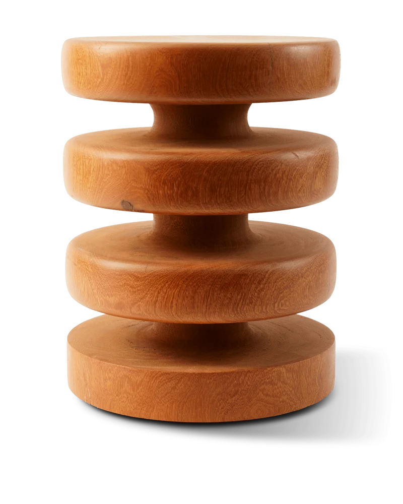 Tabouret rond en bois de dimb 34x45cm Gouda - Pols Potten