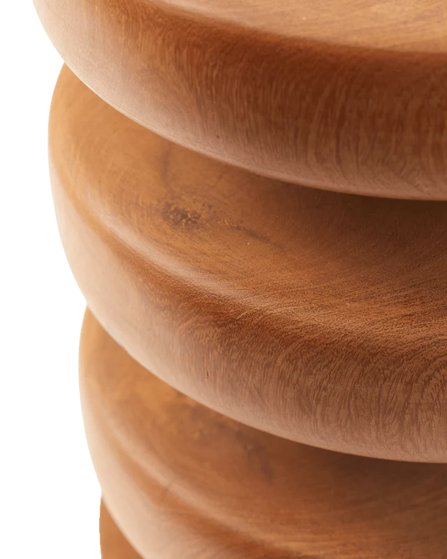 Tabouret rond en bois de dimb 34x45cm Gouda - Pols Potten
