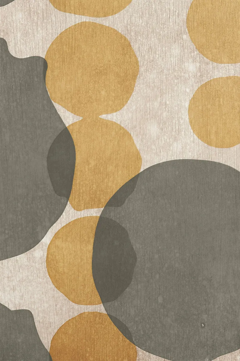 Plateau en verre Layered Dots cannelle 51 x 51 cm - Ethnicraft Accessories