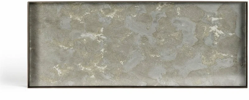 Vide-poche rectangulaire en verre L Fossil Organic - Ethnicraft Accessories