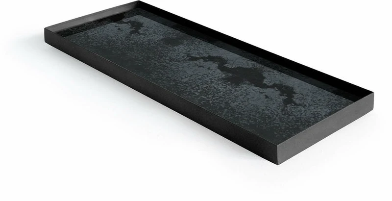 Vide-poche rectangulaire en miroir Charcoal - Ethnicraft Accessories