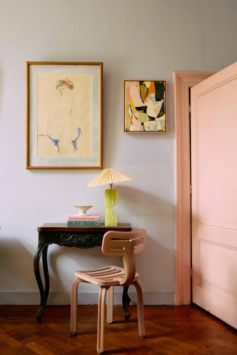 Tableau en bois 43x53cm Colour compliment - HKliving