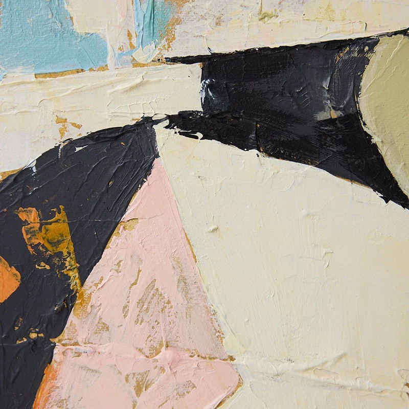 Tableau en bois 43x53cm Colour compliment - HKliving