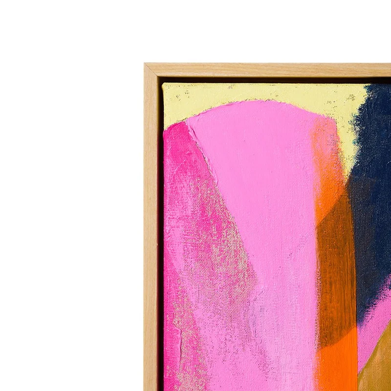 Tableau coloré en bois de chêne 25x31cm Bright lights - HKliving