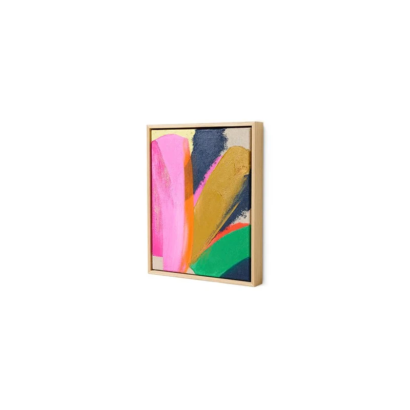 Tableau coloré en bois de chêne 25x31cm Bright lights - HKliving
