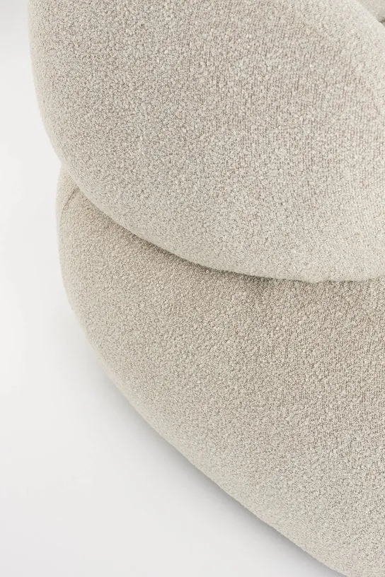 Canapé en tissu beige 115x185x73cm Elio - The Cool Republic