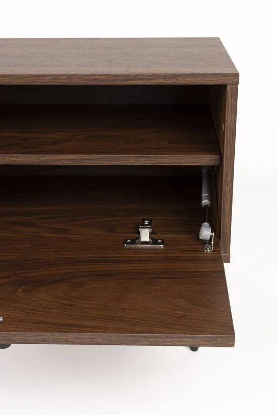 Buffet en bois marron et métal noir 120x40x50cm Orson - The Cool Republic