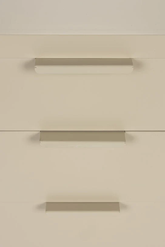 Buffet en bois et métal beige 140x40x55cm Siena - The Cool Republic