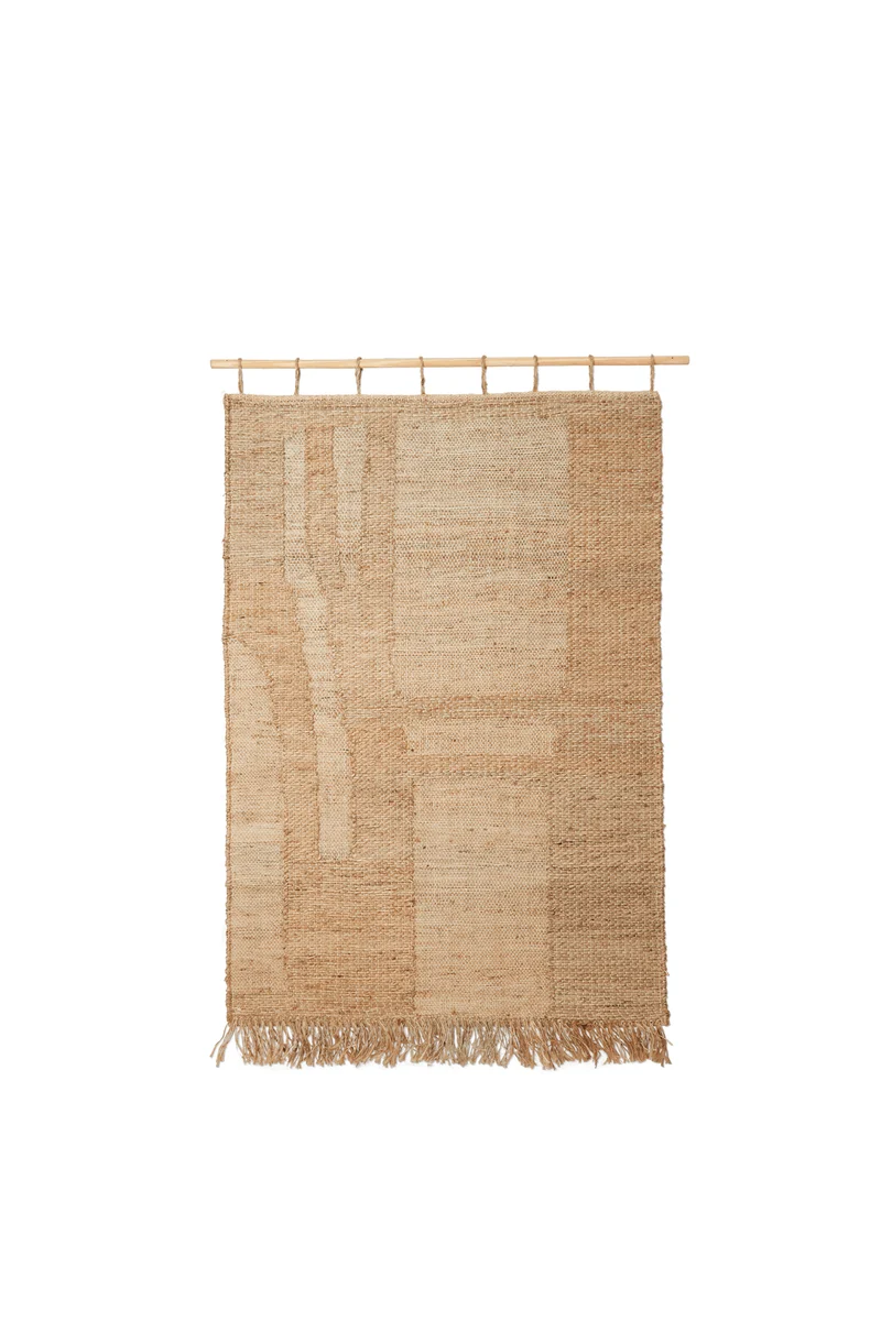 Ferm Living Harvest Wall Teppich - Natural