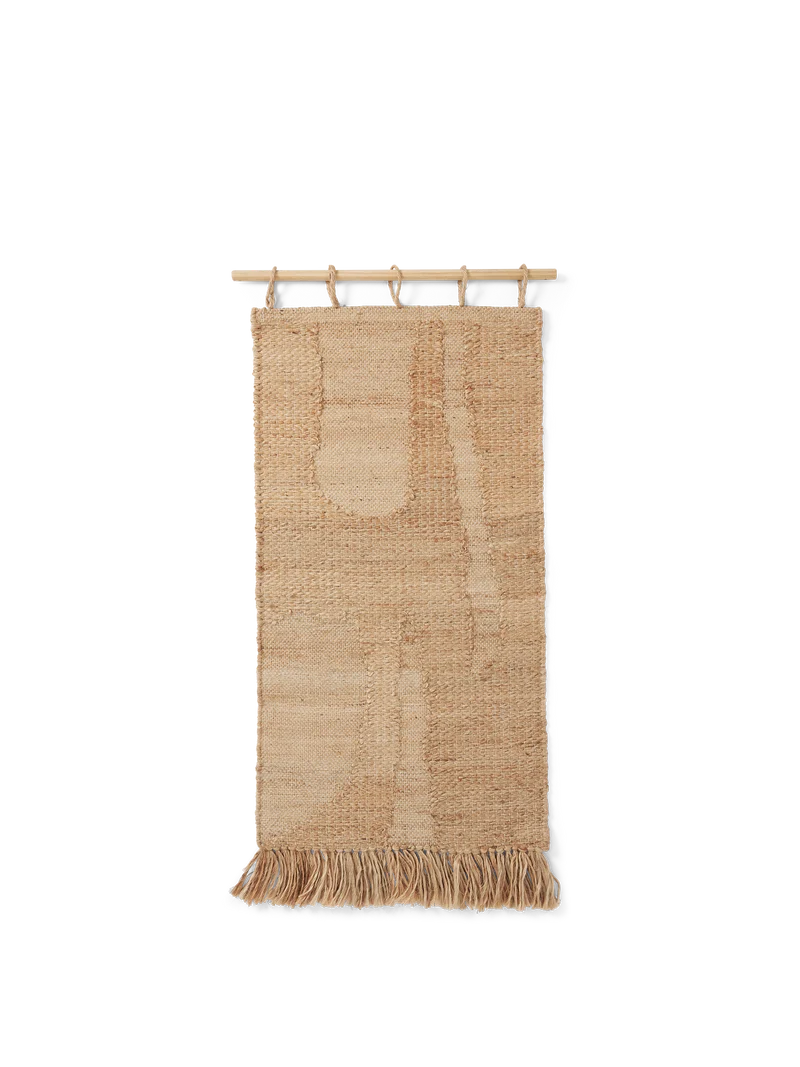 Ferm Living Harvest Wall Teppich - 50 x 100 - Natural