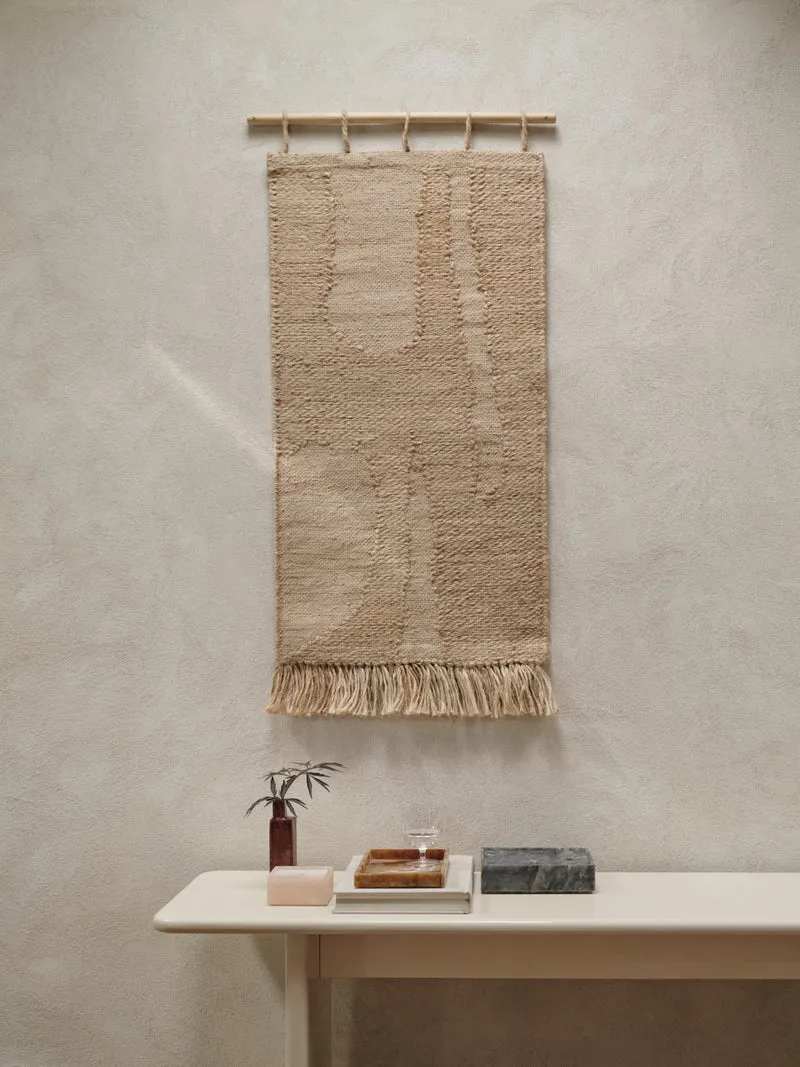 Ferm Living Harvest Wall Teppich - 50 x 100 - Natural