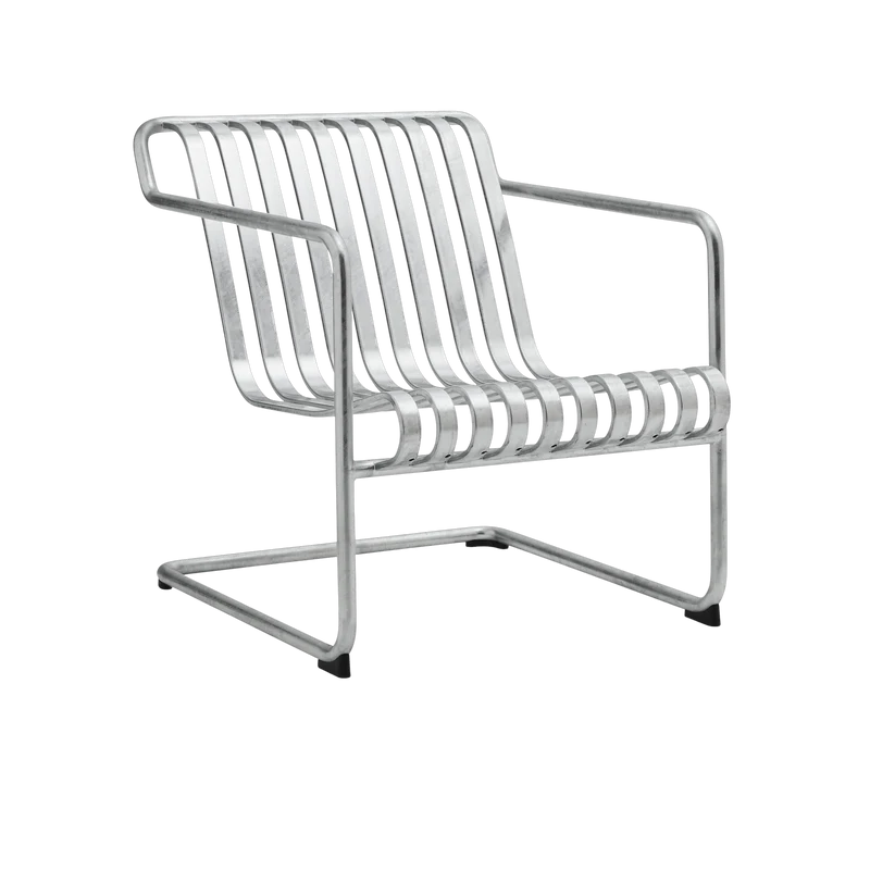 Fauteuil de jardin avec accoudoirs en acier galvanisé Palissade - HAY
