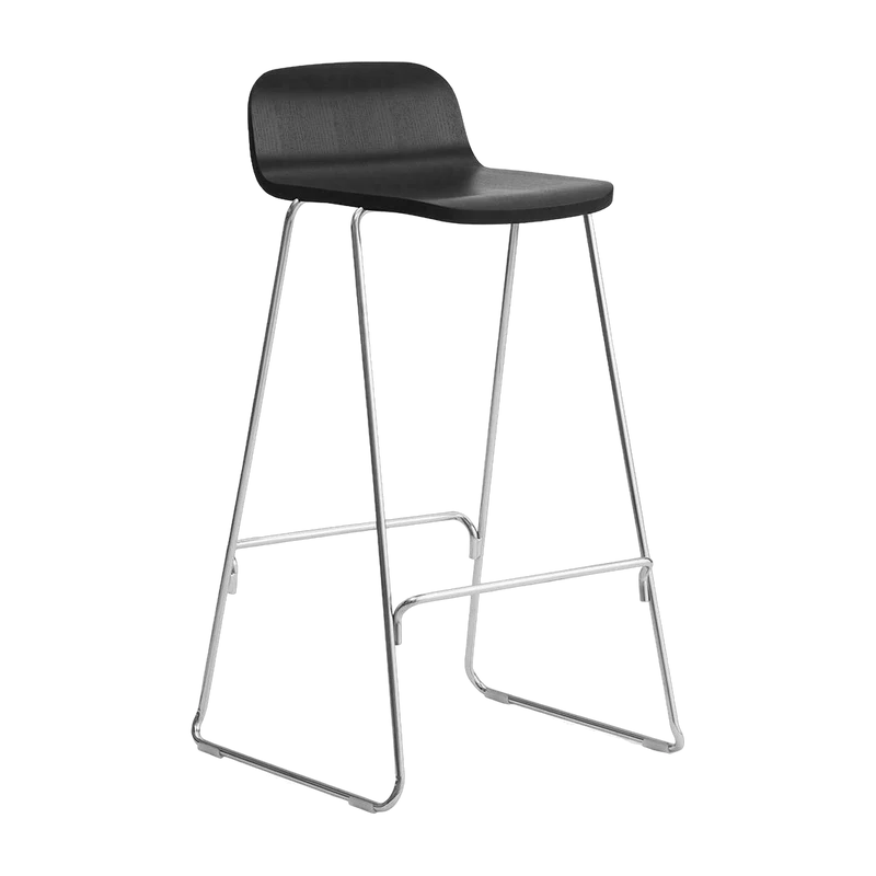 Tabouret de bar Just avec dossier 75 cm - Normann Copenhagen