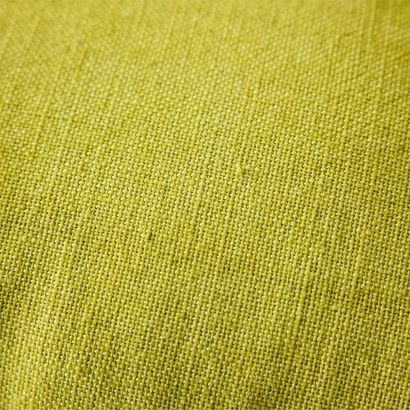 Coussin rectangulaire en lin jaune citron 50x30cm - HKLiving